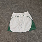 Broken Planet Contrast Panel Double‑Layer Mesh Shorts