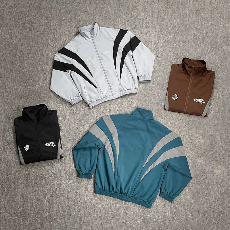 Broken Planet Angular Color‑Block Track Jacket‑4 Colors