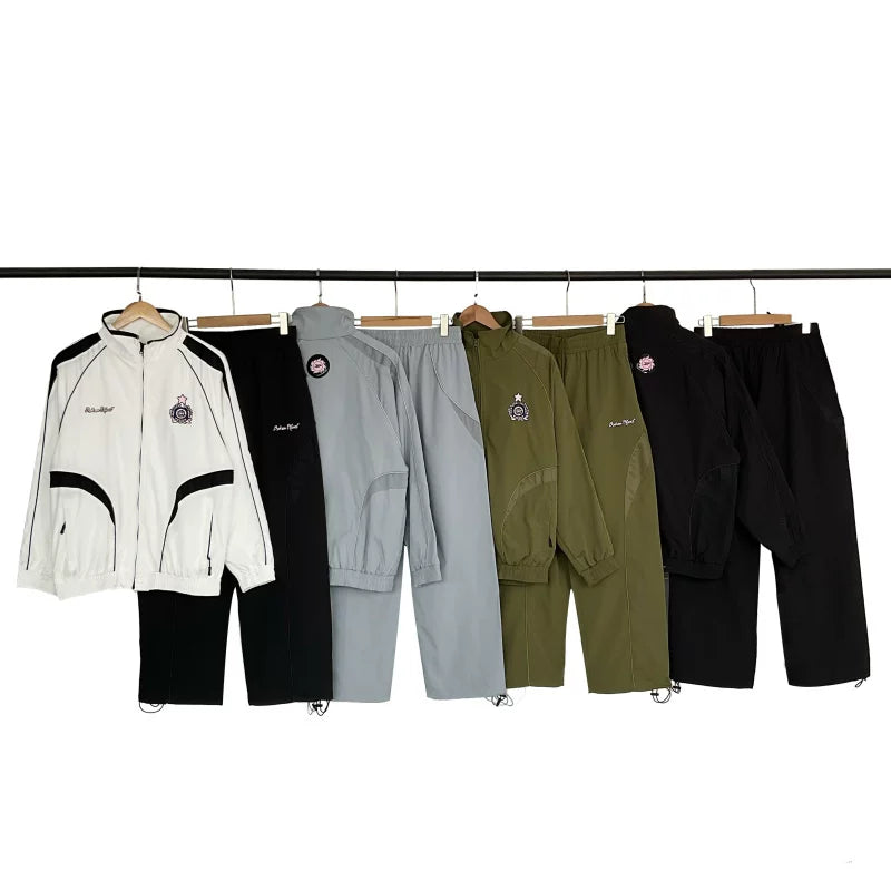 Broken Planet Badge Logo Nylon Tracksuit Set - 4 Colors Available