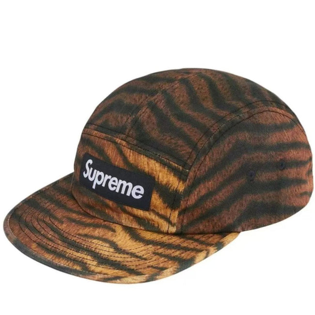 Supreme Tiger Stripe Camo 5-Panel Box Logo Camp Cap Hover Image