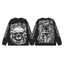 Hellstar Demonic Skull Graphic Long Sleeve Tee - Washed Black