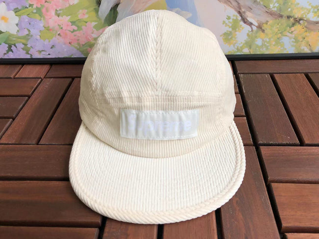 Supreme Natural Corduroy Tonal Box Logo 5-Panel Camp Cap Hover Image