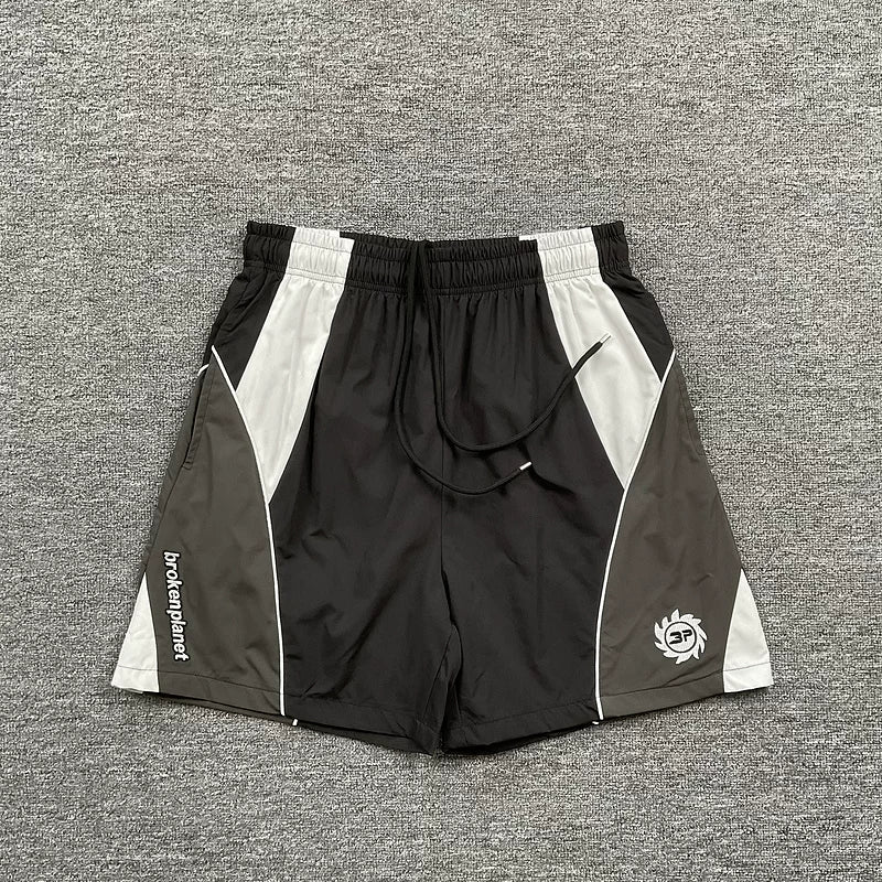 Broken Planet Retro Panel Shorts - 4 Colors Available