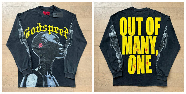 Godspeed "Out of Many, One" Vintage-Wash Long Sleeve Tee Hover Image