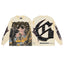 Godspeed BMX Rider Graphic Beige Long Sleeve Tee