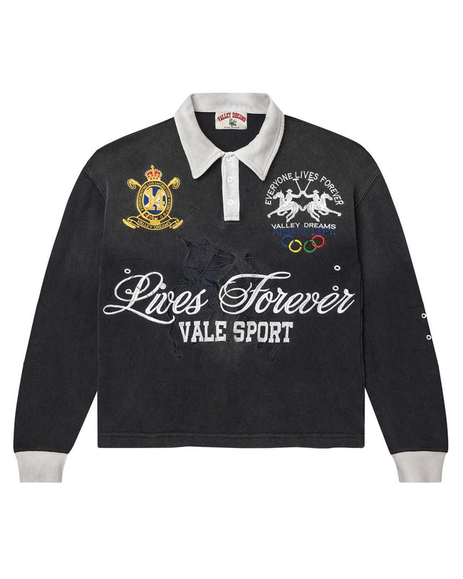 Vale Forever Blackrock L/S Rugby Black Hover Image