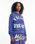 Vale Forever Classico Zip Up Hoodie Sapphire Blue