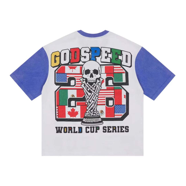 Godspeed '26 GSWC Vintage Tee White Blue Main Image