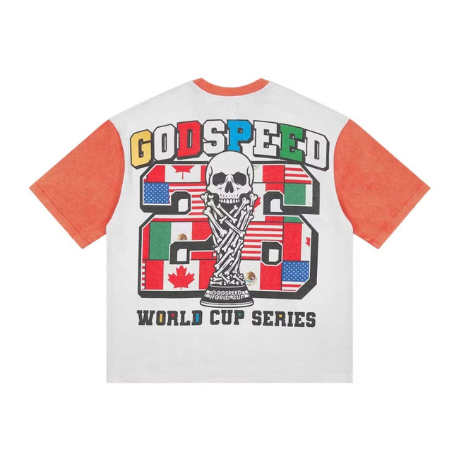 Godspeed '26 GSWC Vintage Tee White Red Main Image