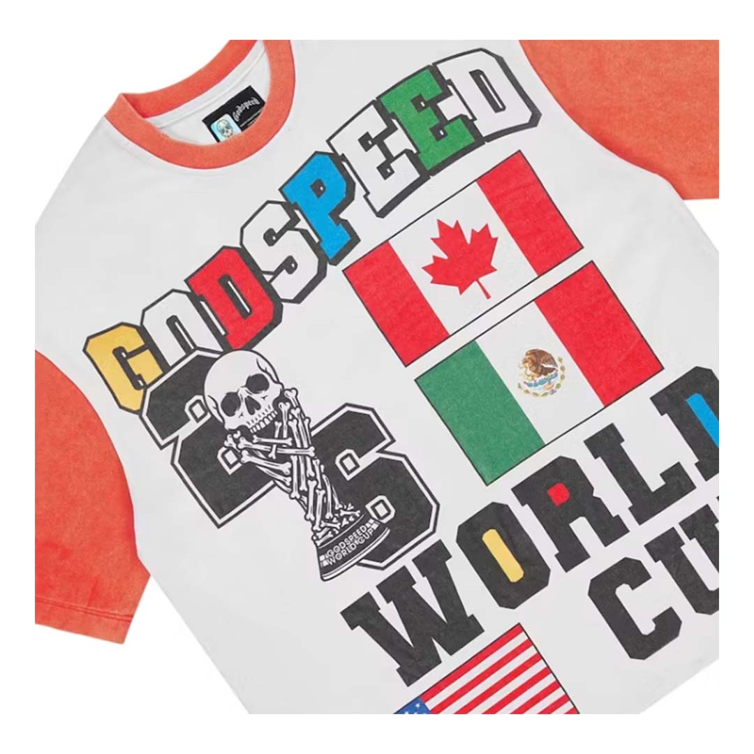 Godspeed '26 GSWC Vintage Tee White Red