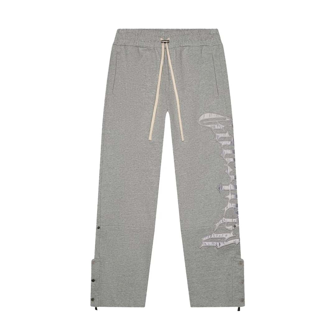 Godspeed Grey Silver Satin Sweatsuit Hoodie & Sweatpants Set