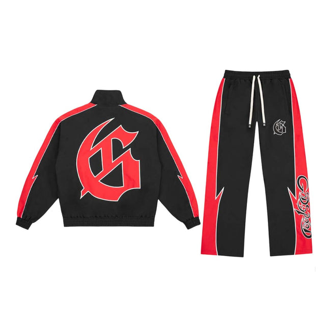 Godspeed GT Tracksuit Black Red Hover Image