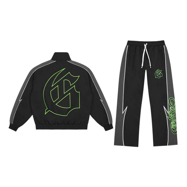 Godspeed GT Tracksuit Black Volt Green Hover Image