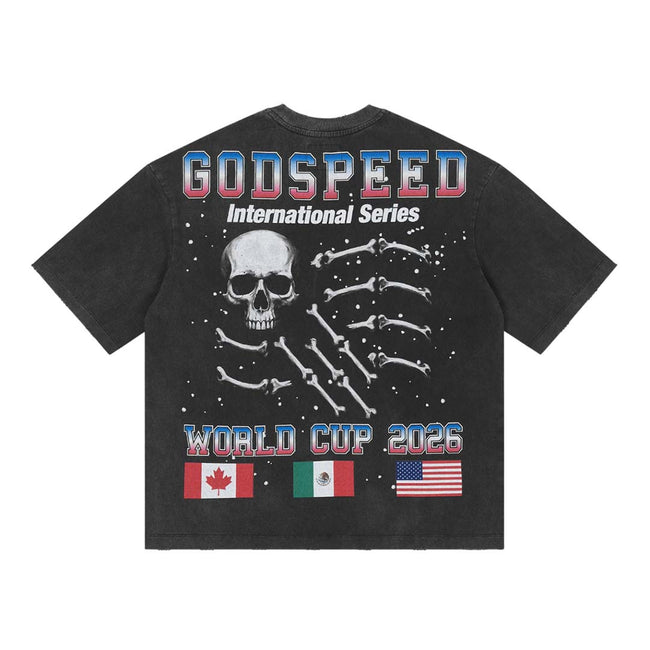 Godspeed Planet Futbol Tee Black Main Image