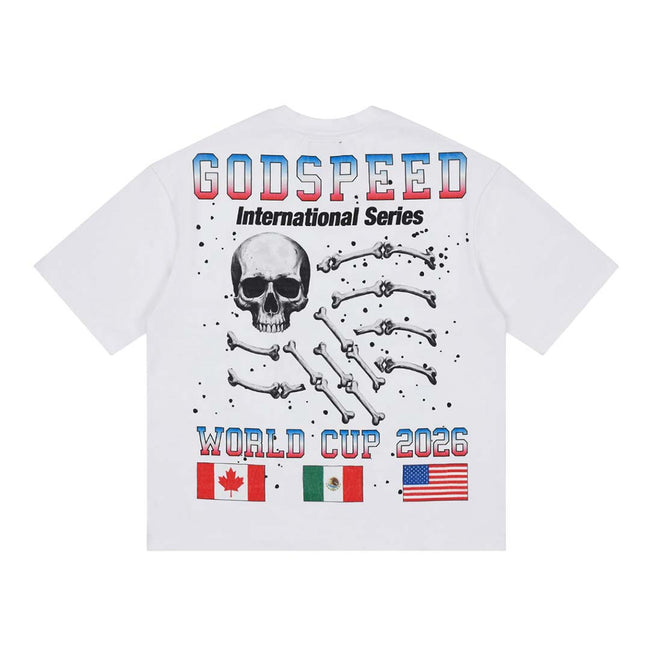 Godspeed Planet Futbol Tee White Main Image