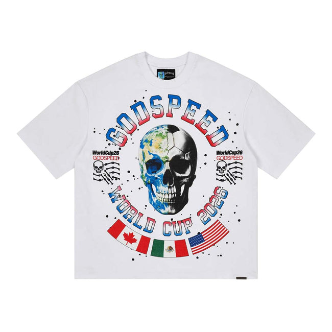 Godspeed Planet Futbol Tee White Hover Image