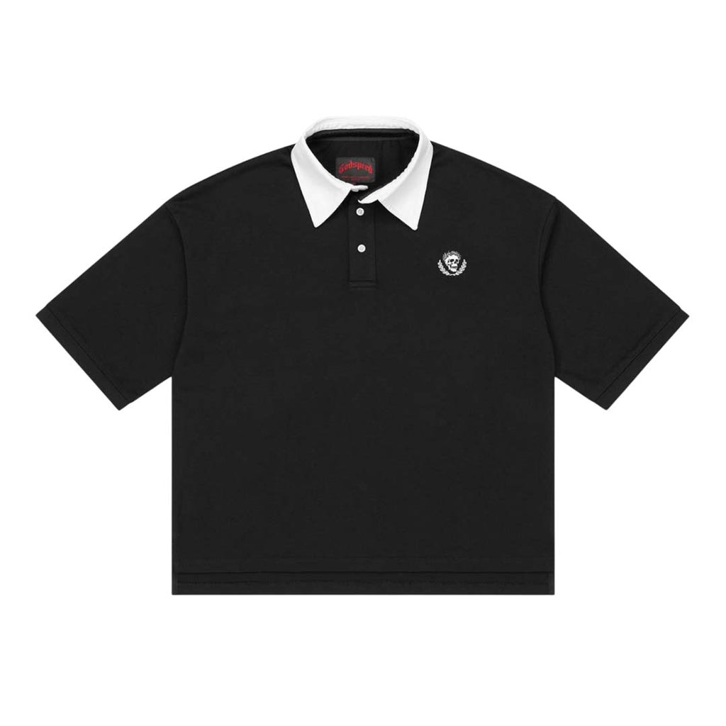 Godspeed Victor Minimal Crest Polo Black