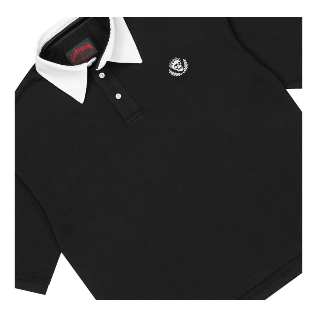 Godspeed Victor Minimal Crest Polo Black