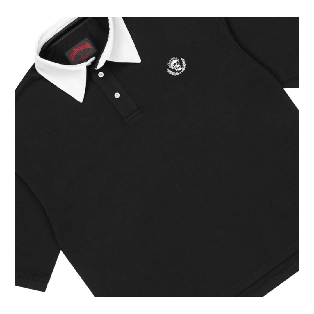 Godspeed Victor Minimal Crest Polo Black