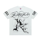 Hellstar Path to Paradise Graphic Oversized T-Shirt - Streetwear Washed Black