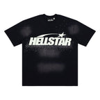 Hellstar Studios Halloween Skull Graphic Vintage Washed Cotton T-Shirt