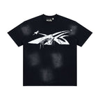 Hellstar Distressed Rip & Fray Vintage Washed Graphic T-Shirt