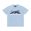 Hellstar Sports Airplane Rhinestone Vintage Wash T-Shirt - Washed Blue
