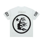 Hellstar Path to Paradise Graphic Oversized T-Shirt - Streetwear Washed Black
