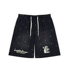 Hellstar Vintage Wash Star Graphic Sweatshorts