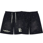 Hellstar Vintage Wash Star Graphic Sweatshorts