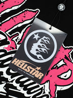 Hellstar Studios Globe Graphic Oversized T-Shirt - Black