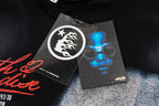 Hellstar Rhinestone & Spray-Wash Graphic T-Shirt