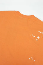 Hellstar Star Logo Graphic Oversized T-Shirt - Vibrant Orange