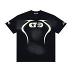 Hellstar Star Flame Face Graphic Oversized T-Shirt