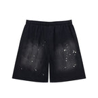 Hellstar Paint Splatter Gradient Drawstring Shorts