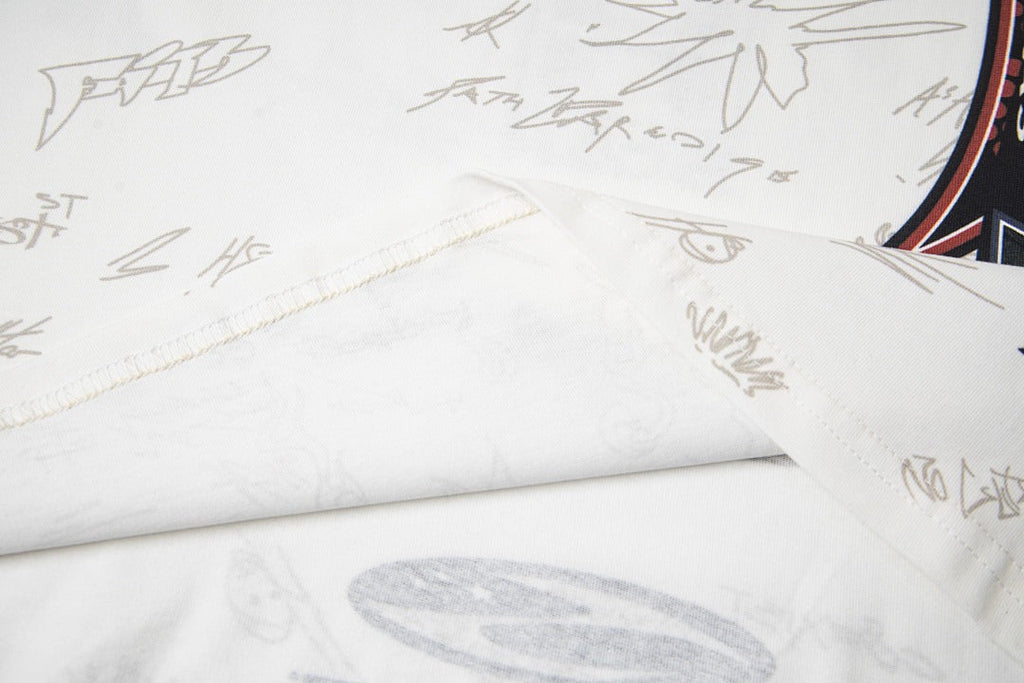 Hellstar Direct-to-Garment Graphic T-Shirt (White)