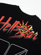 Hellstar Studios RECORDS Graphic Oversized Cotton T-Shirt