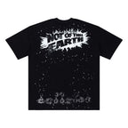 Hellstar Records Graphic Cotton T-Shirt - Black