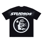 Hellstar Studios "Family" Rhinestone Graphic Oversized T-Shirt