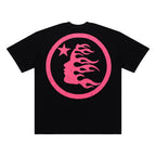 Hellstar Studios Globe Graphic Oversized T-Shirt - Black