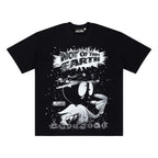 Hellstar Records Graphic Cotton T-Shirt - Black