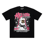 Hellstar Studios Globe Graphic Oversized T-Shirt - Black
