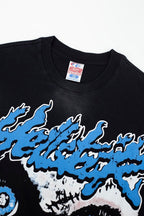 Hellstar "Don't You Wanna Play?" Graphic Oversized T-Shirt - Washed Black