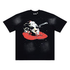 Hellstar Studios Halloween Skull Graphic Oversized Cotton T-Shirt