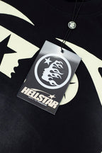Hellstar Star Flame Face Graphic Oversized T-Shirt
