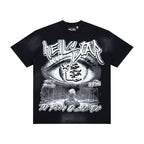 Hellstar Vintage Washed Eye Print T-shirt