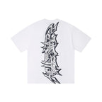 Hellstar Direct-to-Garment Graphic T-Shirt (White)