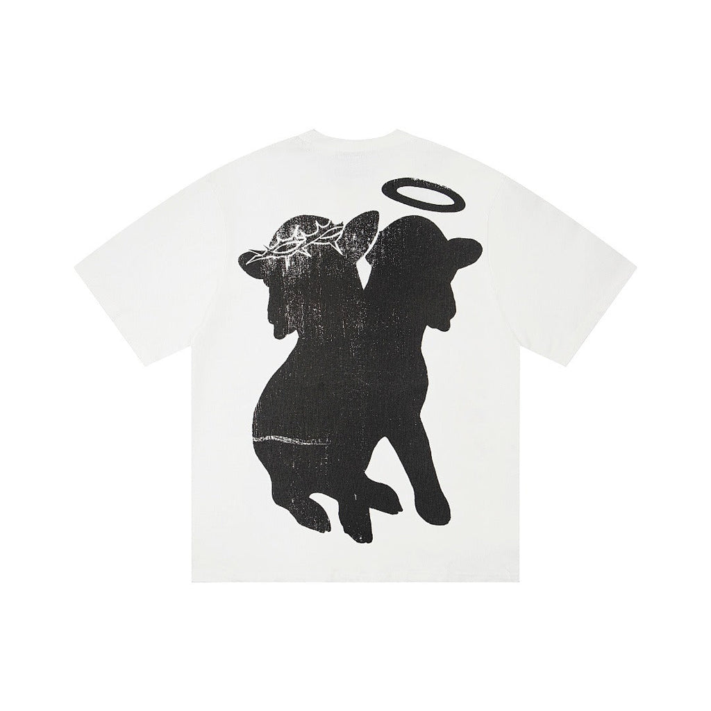 Hellstar High-Definition Graphic T-Shirt (White)