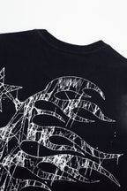 Hellstar Distressed Rip & Fray Vintage Washed Graphic T-Shirt