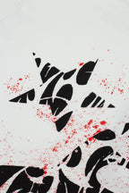 Hellstar Splatter Dragon Graphic Oversized T-Shirt - Washed Black